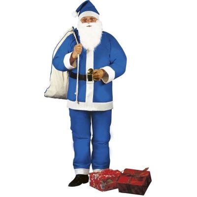 Déguisement Pere Noel bleu homme
