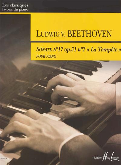 SONATE N°17 EN RE MIN. OP 31 N°2 LA TEMPETE
