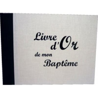 Livre d'Or de mon Baptême Couleur Crème