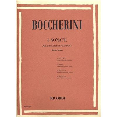 6 Sonates --- Violoncelle et Piano