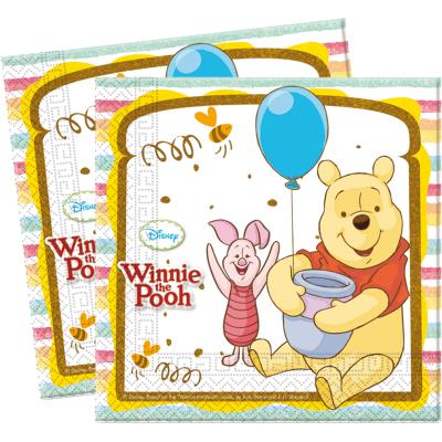 Serviettes Winnie L Ourson X16 Decoration Anniversaire Article De Fete Achat Prix Fnac