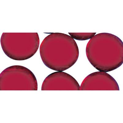 Pierre ronde - Rouge - Ø 1 cm - Transparente - 210 g