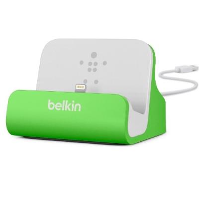 Belkin F8J045btBLU Station d'accueil verte pour iPhone 5 et l'iPod touch (5e génération)