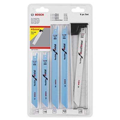 Bosch 2607010906 Set De 6 Lames De Scie Sauteuse Wood And Metal 922 Ef/ S 922 Bf (2X)/ S 1122 Ef/ S 1122 Bf/ S 1122 Vf