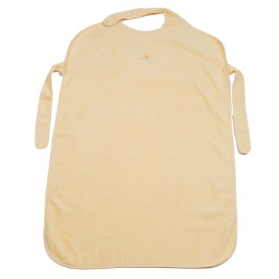 Tablier de bain enveloppant en coton bio vanille