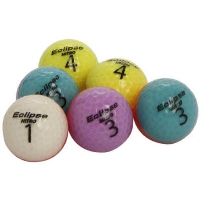 Nitro eclipse balles de golf (lot de 6) multicolore