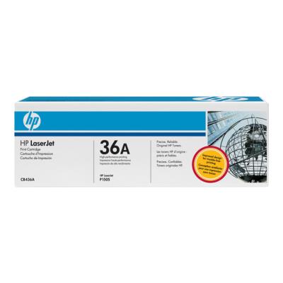 HP 36A - 2 - zwart - origineel - LaserJet - tonercartridge (CB436AD)