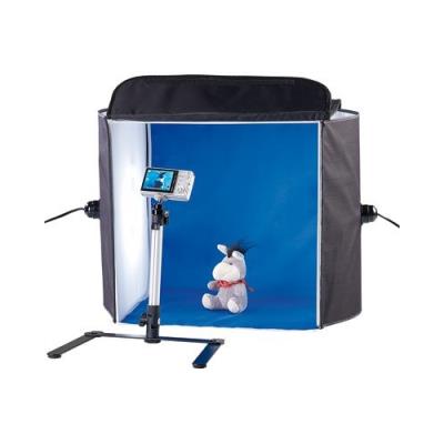 Studio photo avec trépied et spots