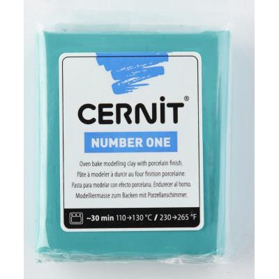 Pâte Cernit n°1 - 56 g - Turquoise (676) - Cernit