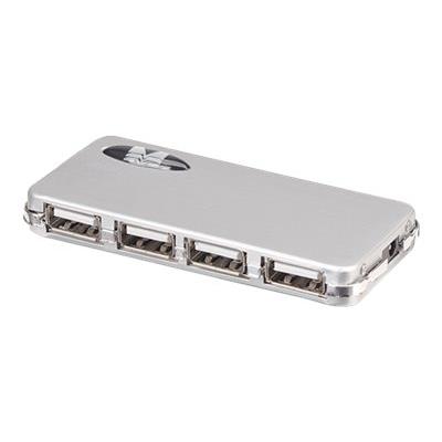 Manhattan Hi-Speed USB 2.0 Micro Hub - concentrateur (hub) - 4 ports - Ordinateur de bureau