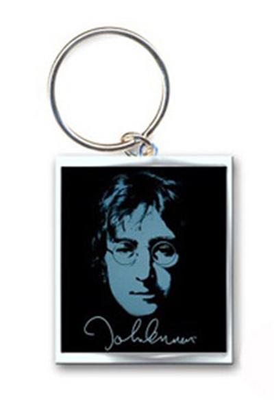 John Lennon porte-clés métal Photo Print