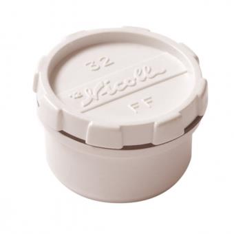 Tampon De Visite PVC Avec Bouchon - Mâle/femelle - Diamètre 125 Mm - Nicoll - Pour Dégorgement Et Visite Canalisation