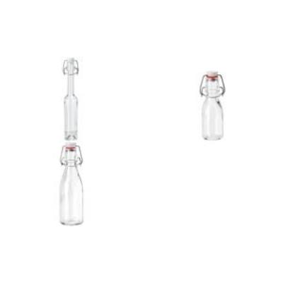 Glorex en verre à fermeture métallique, rond, contenance 0, 05 l 68604904