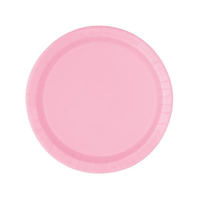 Assiettes roses (x8)