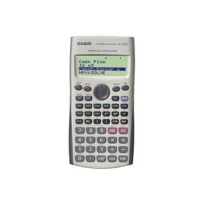 Calculatrice Casio FC100V Gris