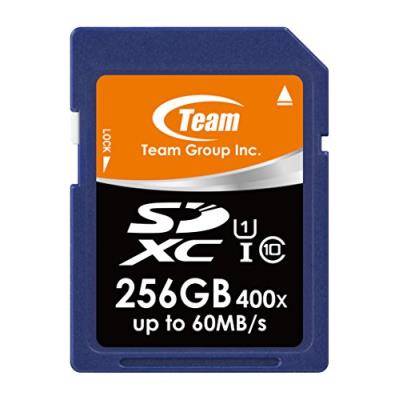 Team groupe sdxc 256 go 60 mo/s 256 go uhs-i carte mémoire (retail packaging)