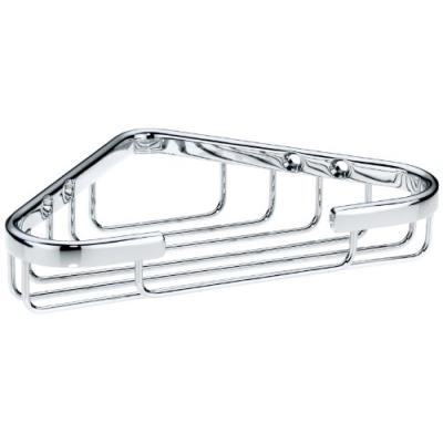 Kela 21915 panier d'angle mural pour salle de bain, laiton brillant chromé, longueur 17 cm, 'brass'