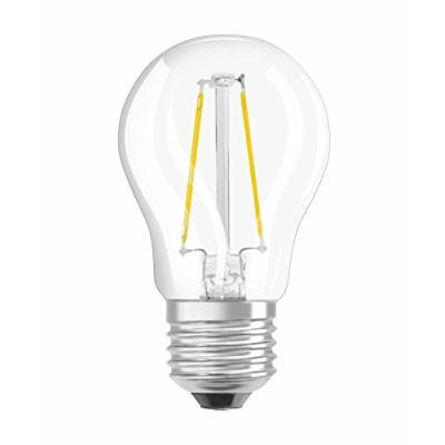 Osram 4052899941618 retrofit ampoule led sphérique à filament 2 w e27 plastique transparent