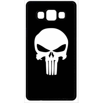 Coque samsung galaxy a5 tête de mort sur fond noir