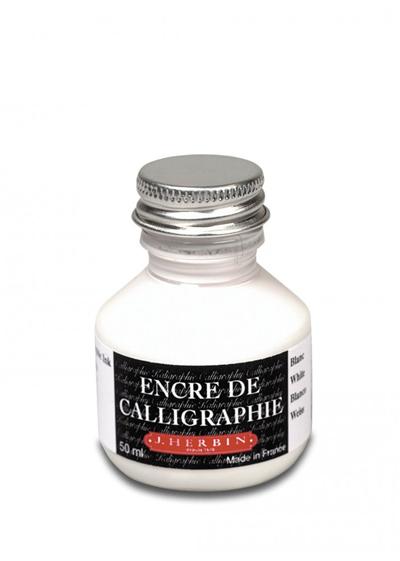 Herbin - Encre de calligraphie 50ml - Blanc