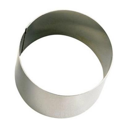 DE BUYER 3989.08 EMPORTE-PIÈCES CERCLE COLLECTIVITÉ INOX HAUTEUR 4,5 CM DIAMÈTRE 8 CM