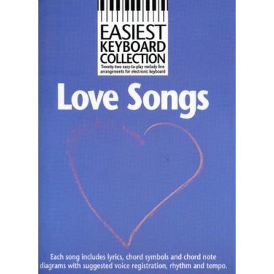 Partitions variété, pop, rock... MUSIC SALES LOVE SONGS - LOVE SONGS - MELODY LINE, LYRICS AND CHORDS Piano voix guitare