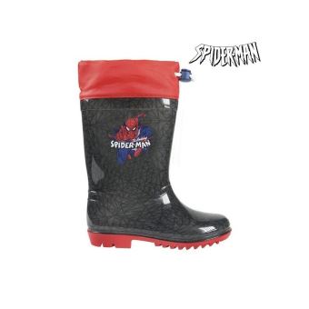 24 Caoutchouc Gris Enfants Rouge des Bottes Spiderman Taille pour en chaussures yNwm8Ovn0