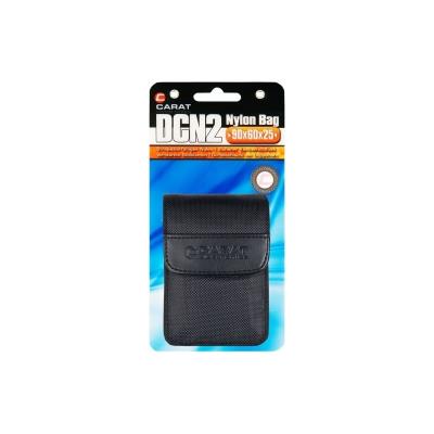Carat electronics - dcn 2 - Ã©tui en nylon pour appareil photo - avec compartiment pour carte mÃ©moire - noir - 90 x 60 x 25 mm