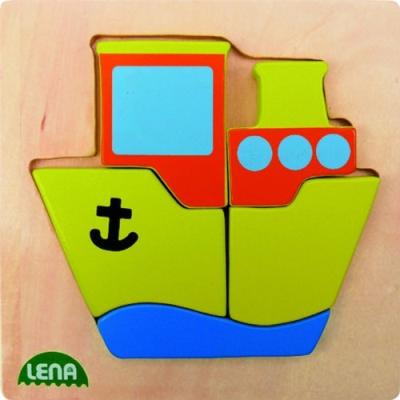 PUZZLE EN BOIS SOUS FORME DE BÂTEAU