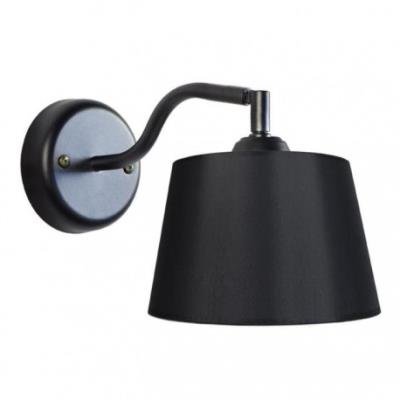 TOSEL Applique murale Laval Ø12 cm E14 40W noir