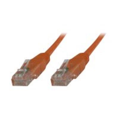 MicroConnect netwerkkabel - 20 cm - oranje
