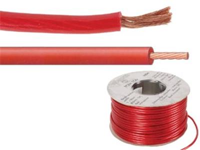 Velleman - Câble Haut-Parleur - Flexible - Rouge - 1 x 6.00mm, 100m