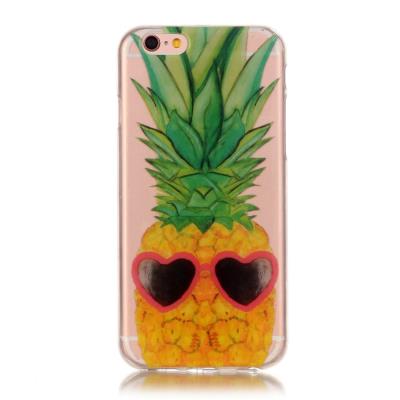 Coque en TPU pour Iphone 6S / 6 - Pineapple and coeur Sun es
