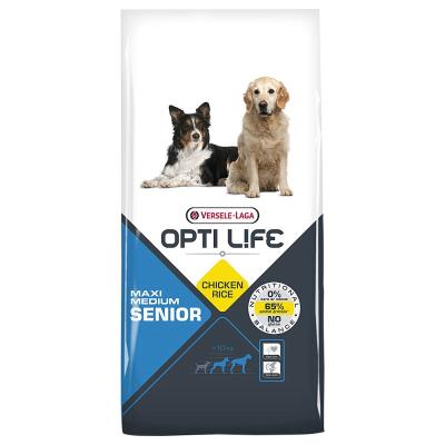 Croquettes opti life pour chien senior moyenne et grande taille sac 12,5 kg