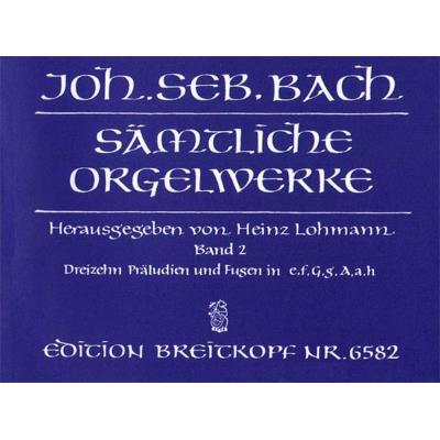 Partitions classique EDITION BREITKOPF BACH J.S. - INTEGRALE POUR ORGUE VOL.2 Orgue