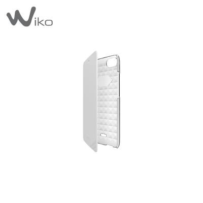 Wiko Folio Diamonds - Flip cover voor mobiele telefoon - wit - voor Wiko Rainbow Jam