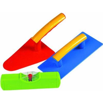 Gowi - 558-73 - Outillage De Jardin Pour Enfant - Maçonnerie - Set 3 Pièces