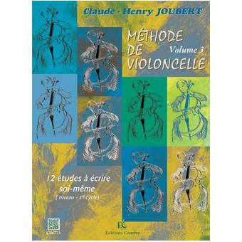 Méthodes Et Pédagogie Combre Joubert Claude Henri Methode De Violoncelle Vol3 Violoncelle - 