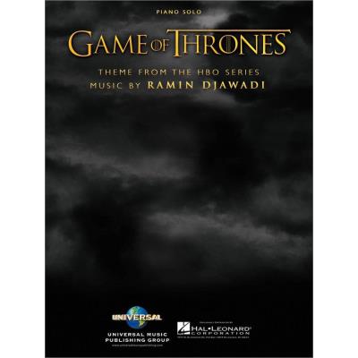 Partitions variété, pop, rock HAL LEONARD RAMIN DJAWADI - GAME OF THRONES THEME - PIANO Musique films - comédies musical