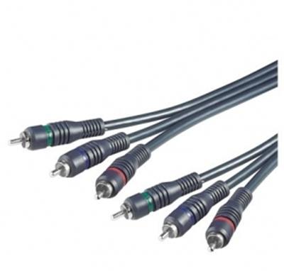 CABLE YUV vers YUV OFC 99.99% blindé 10 m