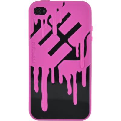 Coque souple freegun rose pour iphone 4 4s