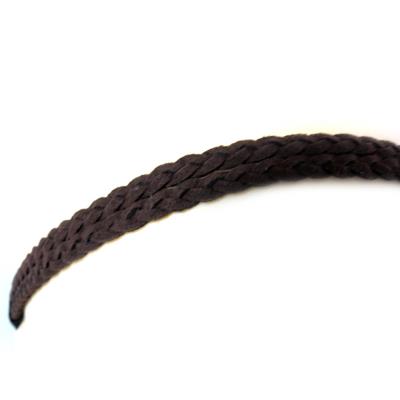 Bandeau 'Tresses' marron