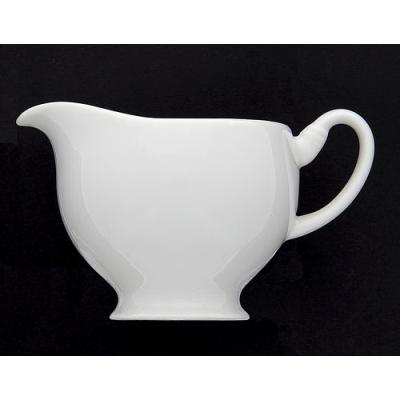 Porcelaine fine blanc*cremier boule *aurora