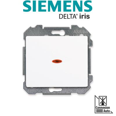 Siemens - va et vient lumineux blanc delta iris