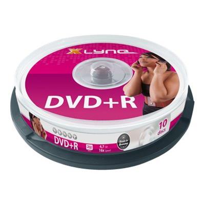 xlyne - DVD+R x 10 - 4.7 GB - opslagmedia