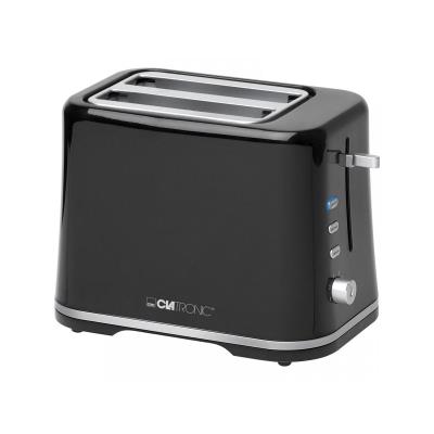 Grille-pain automatique Clatronic  TA 3554 Noir-Argenté