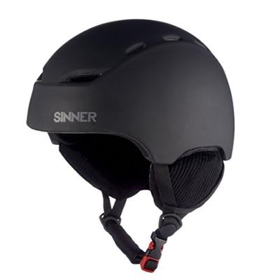 Sinner adultes ski nova in-mold noir matte black l
