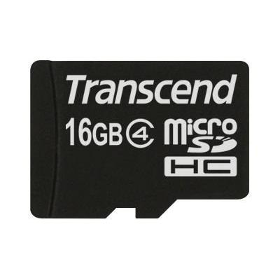 Transcend - flashgeheugenkaart - 16 GB - microSDHC