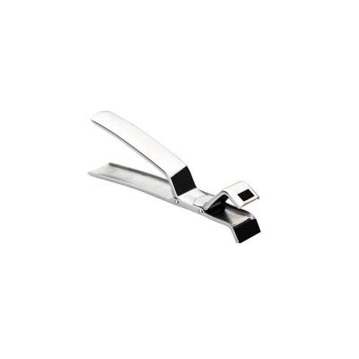 Pince inox à plat chaud avec embout silicone