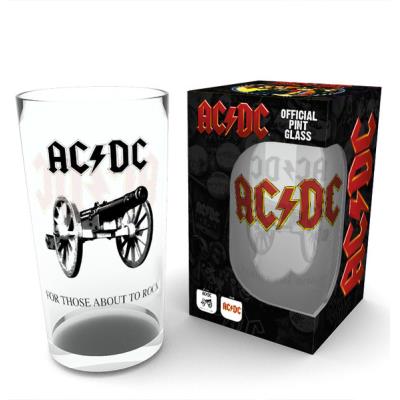 Verre à bière AC/DC Rock